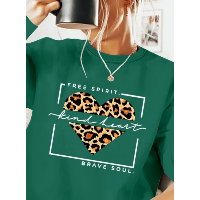 MARSiLYAN- Kadın Uzun Kollu Bisiklet Yaka Desenli Viskon Iki Iplik Bluz