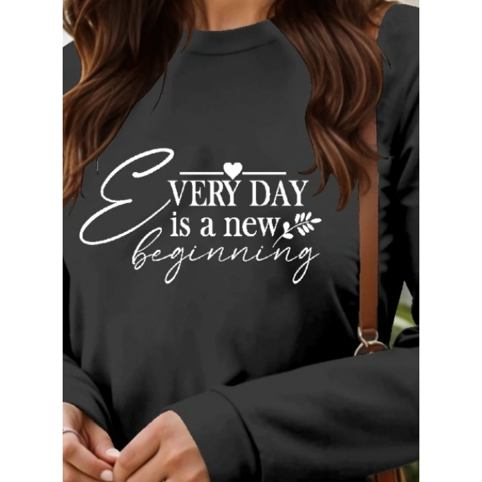 MARSiLYAN- Kadın Uzun Kollu Bisiklet Yaka Kısa Viskon Iki Iplik Elbise