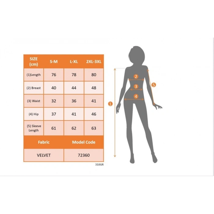 MARSiLYAN- Kadın Uzun Kollu çapraz Yakalı Mini Kadife Elbise