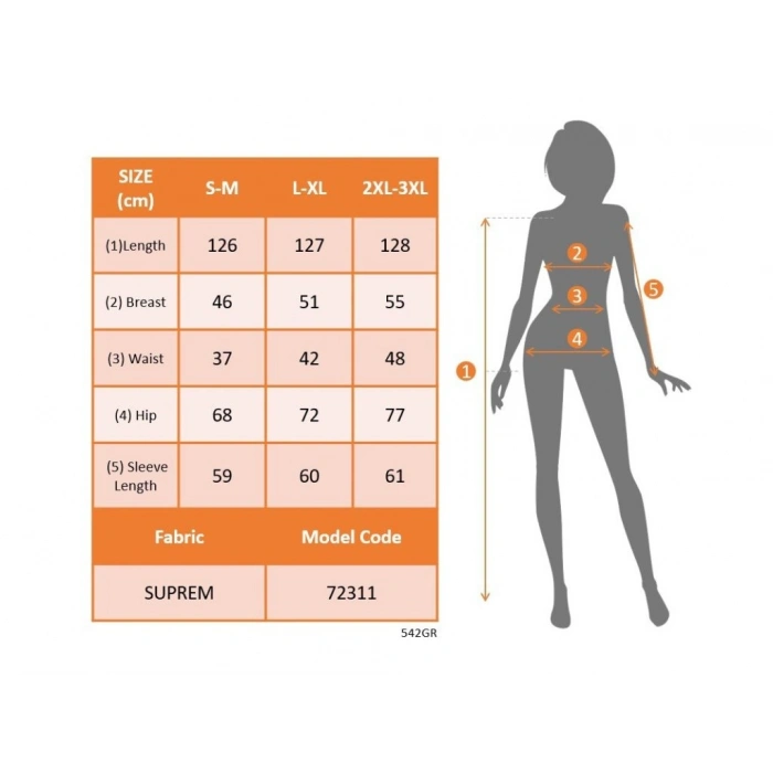 MARSiLYAN- Kadın Uzun Kollu Hakim Yakalı Düğmeli Kemersiz Desenli Maxi Süprem Elbise