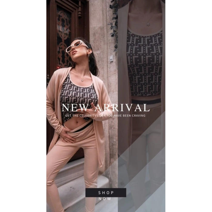 MARSiLYAN- Kadın Uzun Kollu Krep üçlü Takım