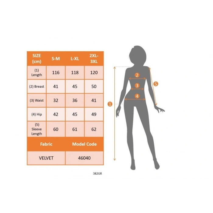 MARSiLYAN- Kadın Uzun Kollu Kruvaze Yaka Belden Büzgü Detay Midi Kadife Elbise