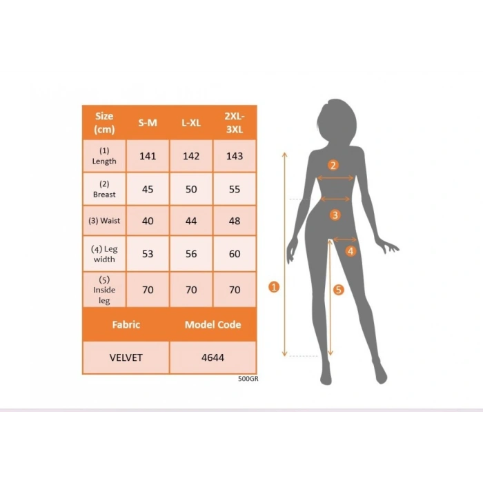 MARSiLYAN- Kadın Uzun Kollu Kruvaze Yakalı Belden Kuşaklı Tül Detaylı Kadife Tulum