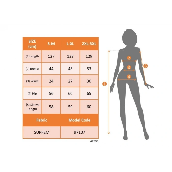 MARSiLYAN- Kadın Uzun Kollu Kruvaze Yakalı çiçek Desenli Maksi Süprem Elbise
