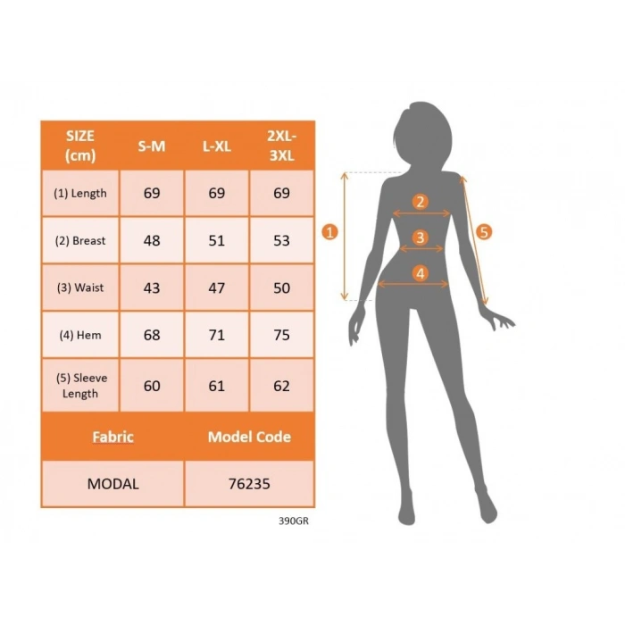 MARSiLYAN- Kadın Uzun Kollu Kruvaze Yakalı Yandan Bağlamalı Kısa Beli Kuşaklı Modal Bluz
