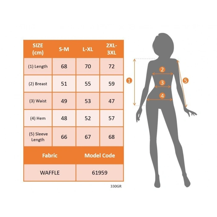 MARSiLYAN- Kadın Uzun Kollu Leopar Yakalı Fermuarlı Waffle Bluz