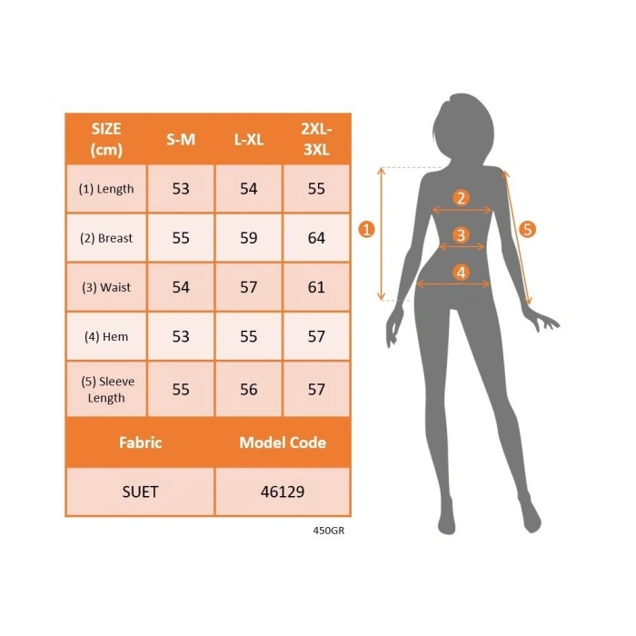 MARSiLYAN- Kadın Uzun Kollu önden Düğmeli Kısa Süet Ceket