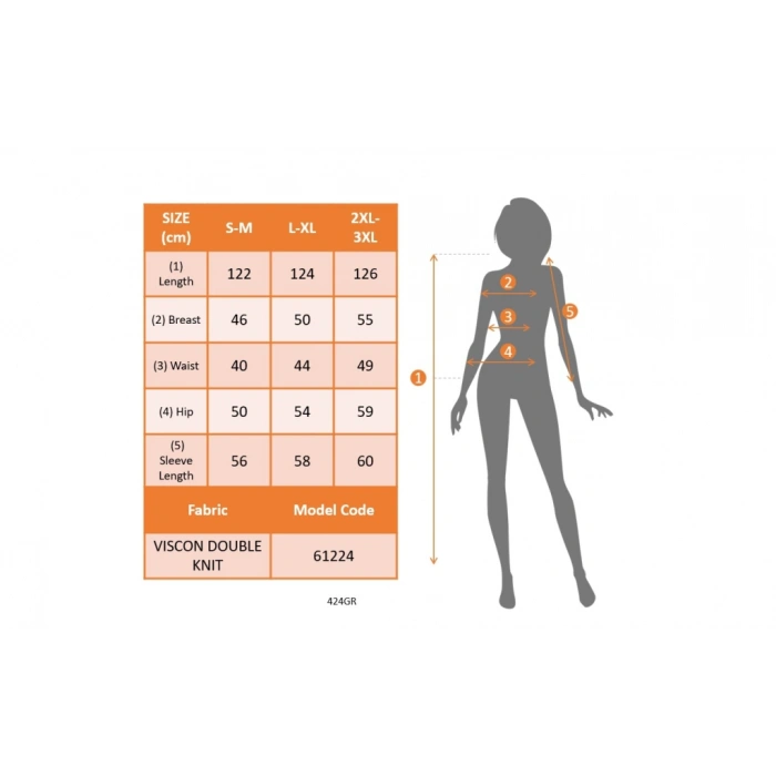 MARSiLYAN- Kadın Uzun Kollu önden Fermuarlı Ithal Krep Elbise