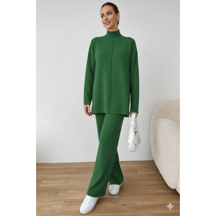 MARSiLYAN- Kadın Uzun Kollu Triko Ikili Takım