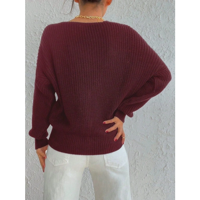 MARSiLYAN- Kadın Uzun Kollu üç Düğmeli Triko Hırka