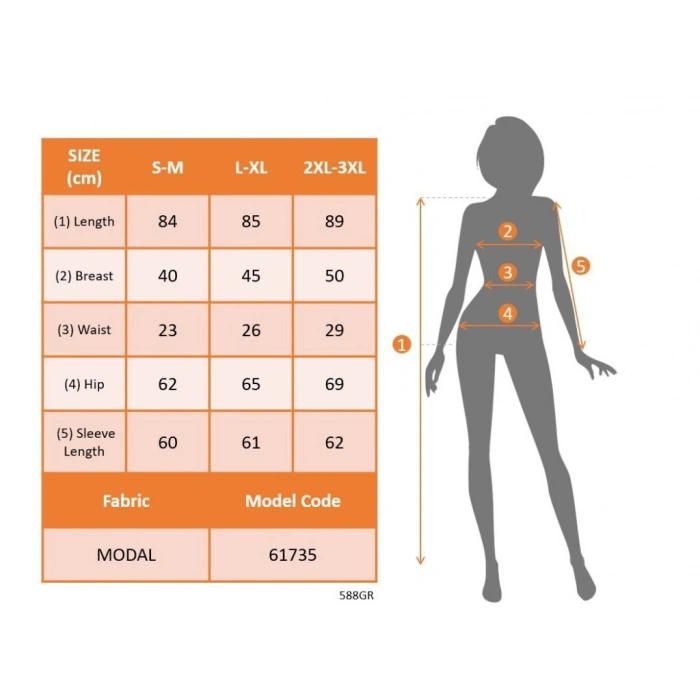 MARSiLYAN- Kadın Uzun Kollu V Yakalı Belden Kuşaklı Puantiyeli Mini Modal Elbise