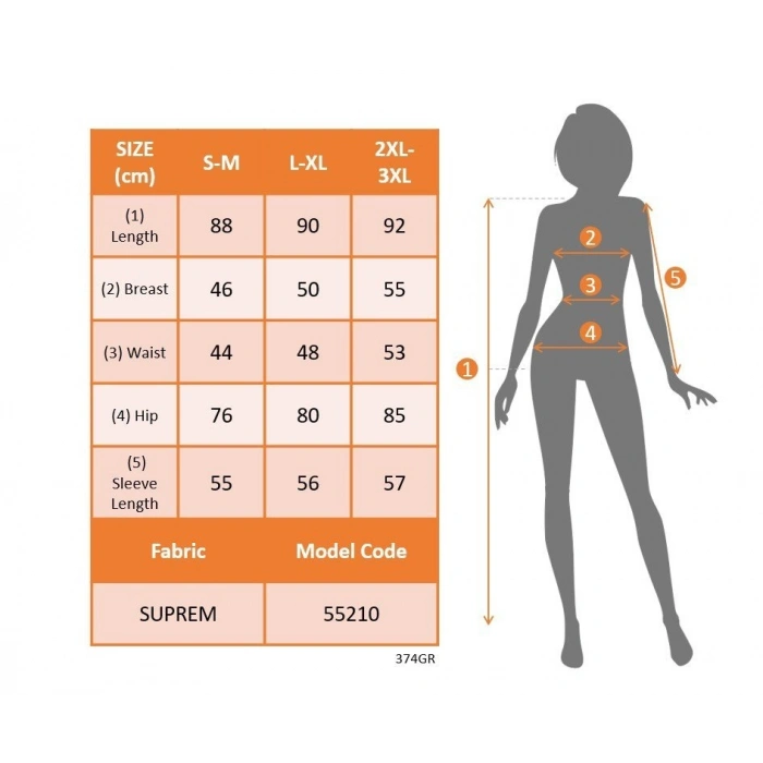 MARSiLYAN- Kadın Uzun Kollu V Yakalı Fırfırlı Mini Süprem Elbise