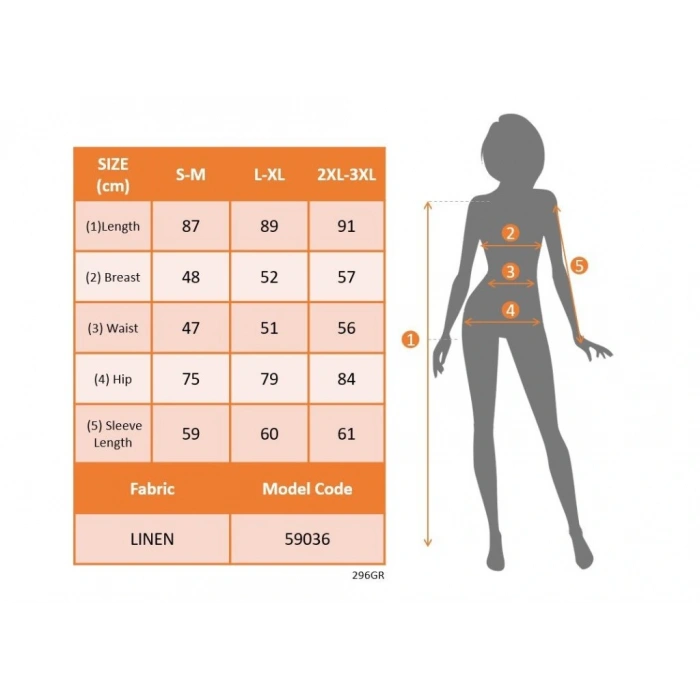 MARSiLYAN- Kadın Uzun Kollu Yakadan Bağcıklı Fırfırlı Keten Mini Elbise