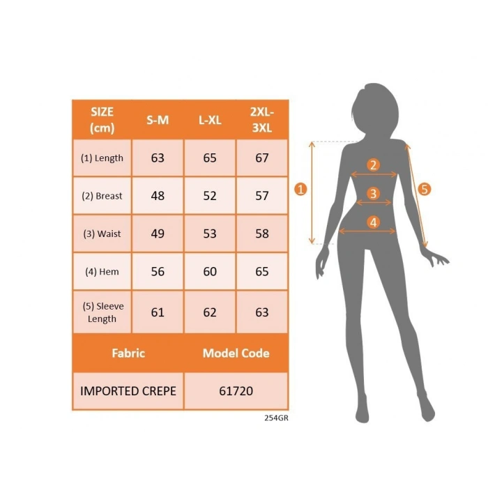 MARSiLYAN- Kadın Uzun Kollu Yuvarlak önden Pileli Ithal Krep Bluz