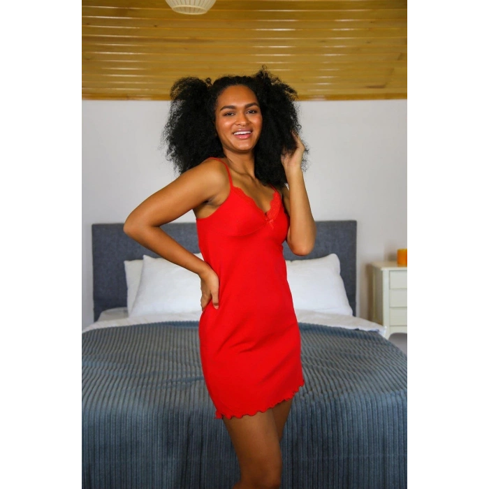 MARSiLYAN- Kadın Yılbaşı 2li Özel Kalp Kutulu Slip - Gecelik Hediye Seti