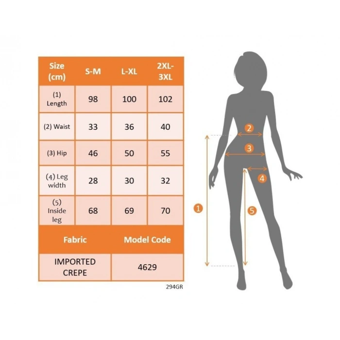 MARSiLYAN- Kadın Yüksek Bel Beli Fırfırlı önden Bağlamalı Ithal Krep Pantolon