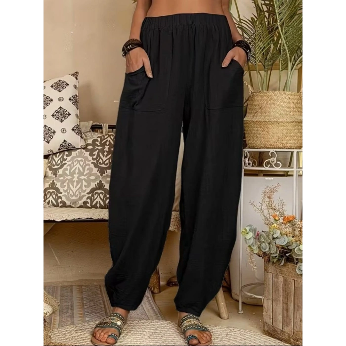 MARSiLYAN- Kadın Yüksek Bel Cep Detaylı Pantolon