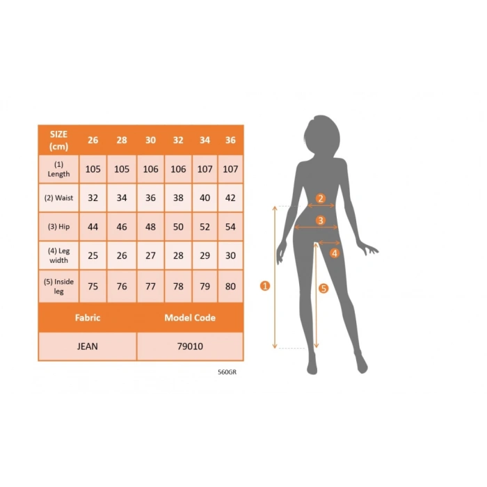 MARSiLYAN- Kadın Yüksek Bel Cepli İspanyol Paçalı Kot Jeans Pantolon