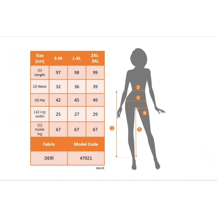 MARSiLYAN- Kadın Yüksek Bel Dantel Detaylı Deri Tayt