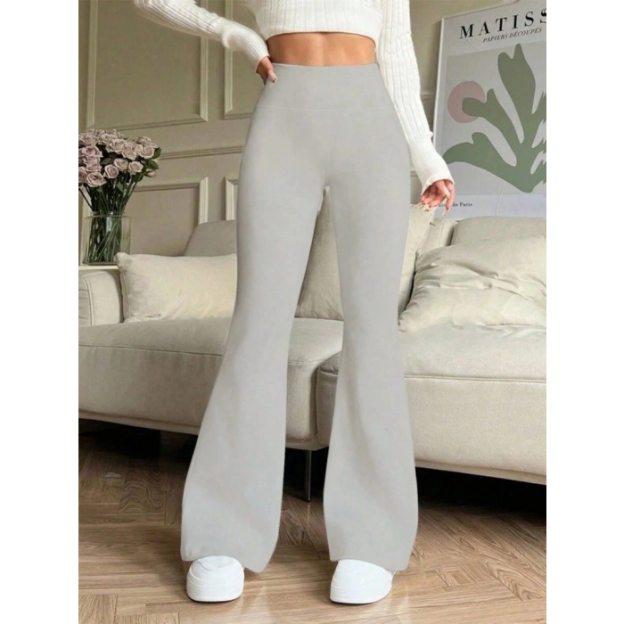 MARSiLYAN- Kadın Yüksek Bel Ispanyol Paçalı Pantolon Tayt