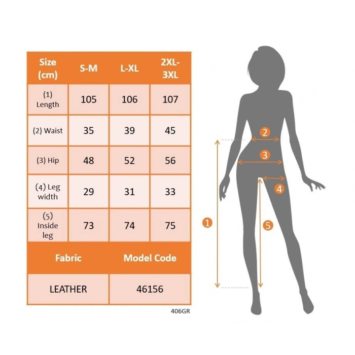 MARSiLYAN- Kadın Yüksek Bel Kuşaklı Deri Pantolon