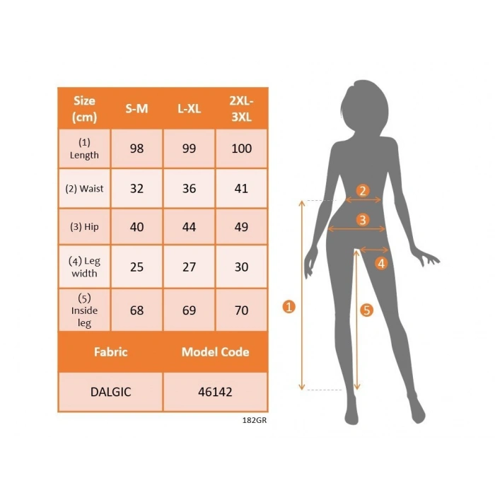 MARSiLYAN- Kadın Yüksek Bel önden Düğmeli Dalgıç Tayt