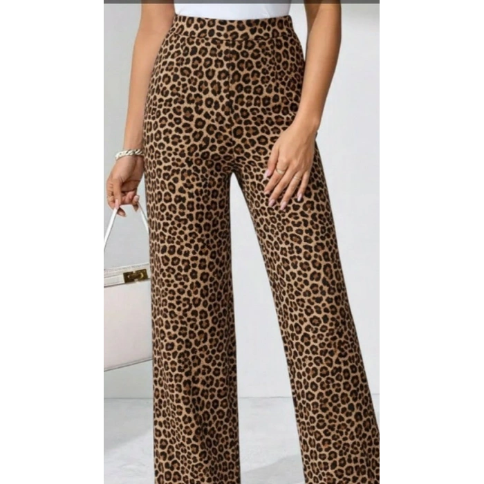 MARSiLYAN- Kadın Yüksek Bel Paçaya Doğru Geniş Dalgıç Pantolon