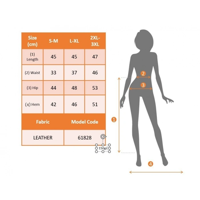 MARSiLYAN- Kadın Yüksek Bel Yandan çapraz Bağcıklı Yırtmaçlı Mini Deri Etek