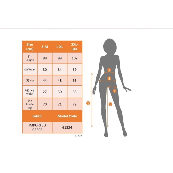 MARSiLYAN- Kadın Yüksek Bel Yanlardan Taş Detaylı Ithal Krep Pantolon