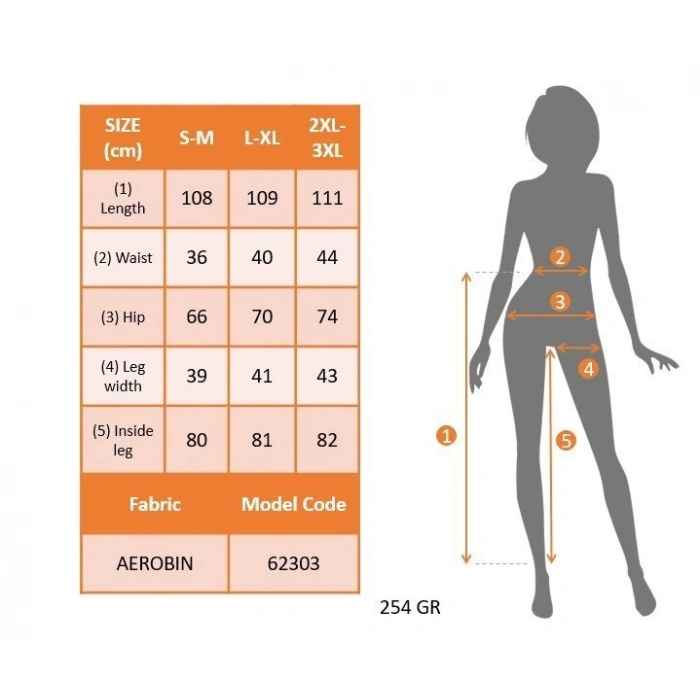 MARSiLYAN- Kadın Yüksel Bel Yoğun Büzgü Detaylı Aerobin Pantolon