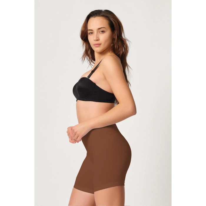 MARSiLYAN-  Kahve MI Emay 3003 Soft Paçalı Boxer