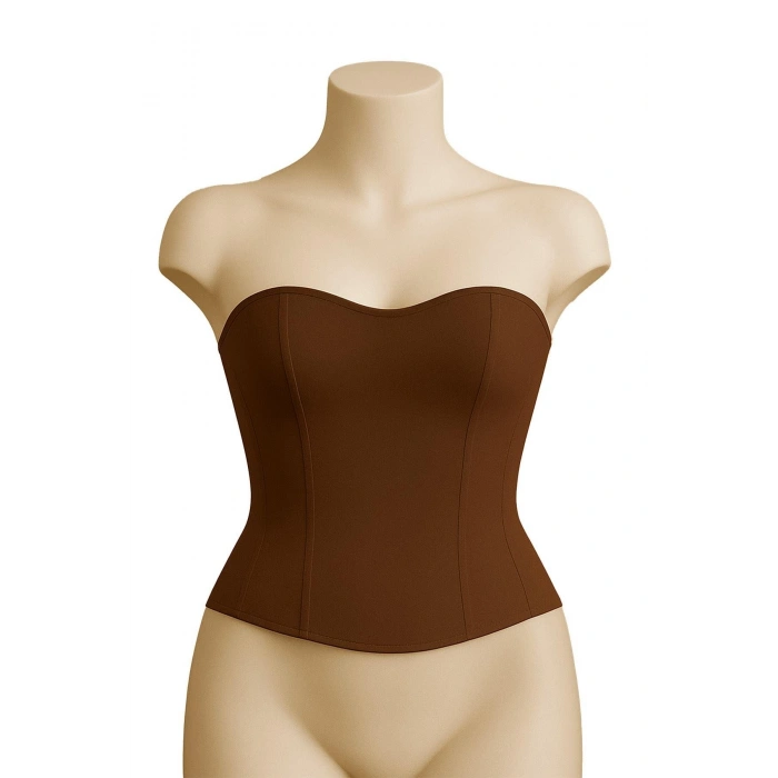 MARSiLYAN-  Kahverengi MI Emay 9155 Terletici Korse Büstiyer