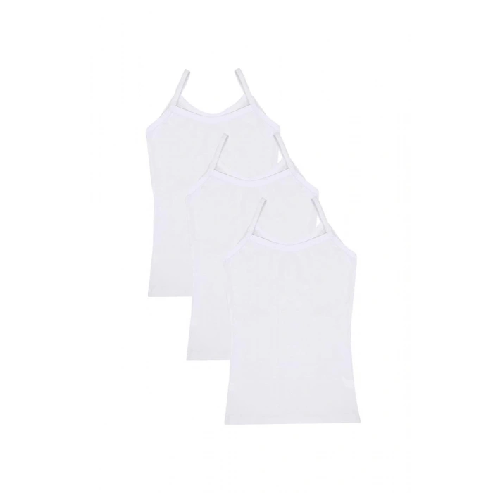 MARSiLYAN- Kız Çocuk 3lü İp Askılı Atlet