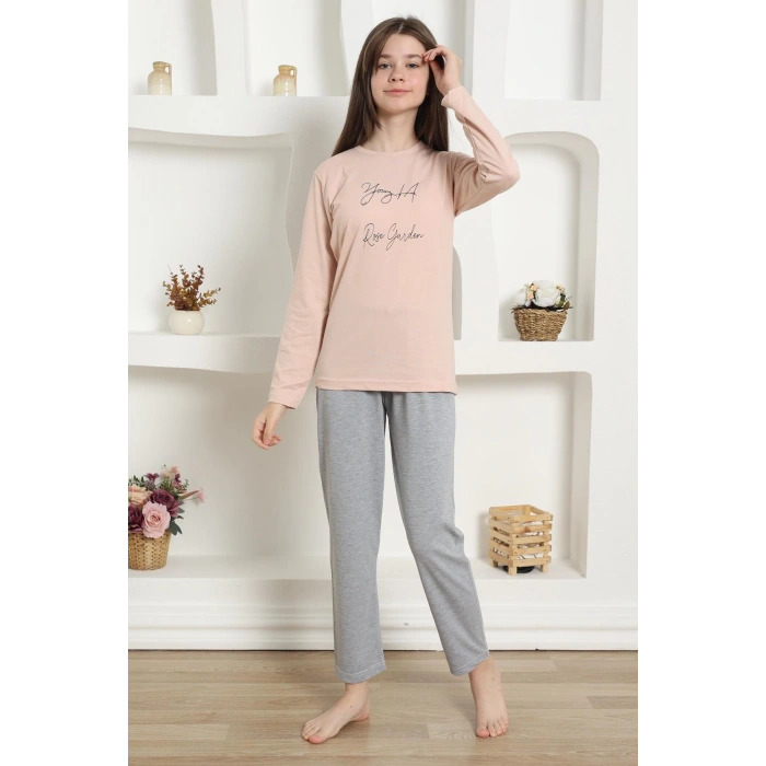 MARSiLYAN- Kız Çocuk Penye Pijama Takım