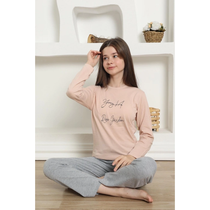 MARSiLYAN- Kız Çocuk Penye Pijama Takım