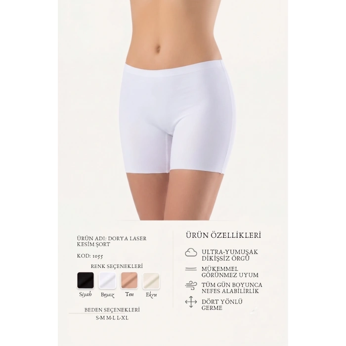 MARSiLYAN- LAZER KESİM BOXER KADIN 1055