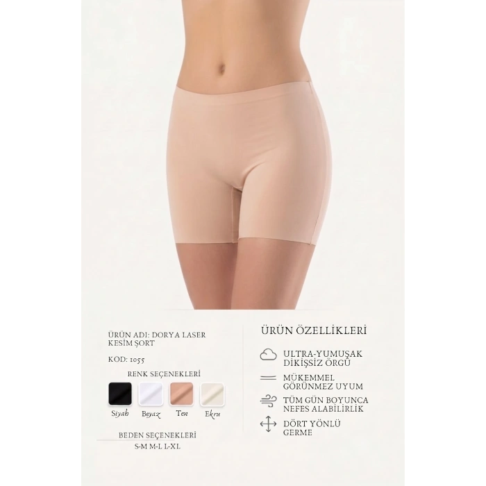 MARSiLYAN- LAZER KESİM BOXER KADIN 1055