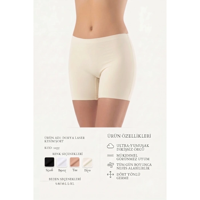 MARSiLYAN- LAZER KESİM BOXER KADIN 1055