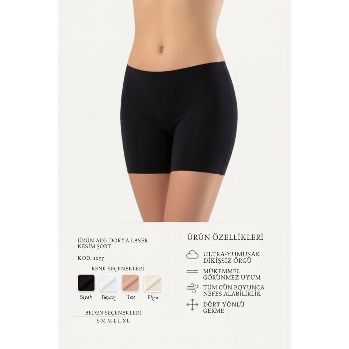 MARSiLYAN- LAZER KESİM BOXER KADIN 1055
