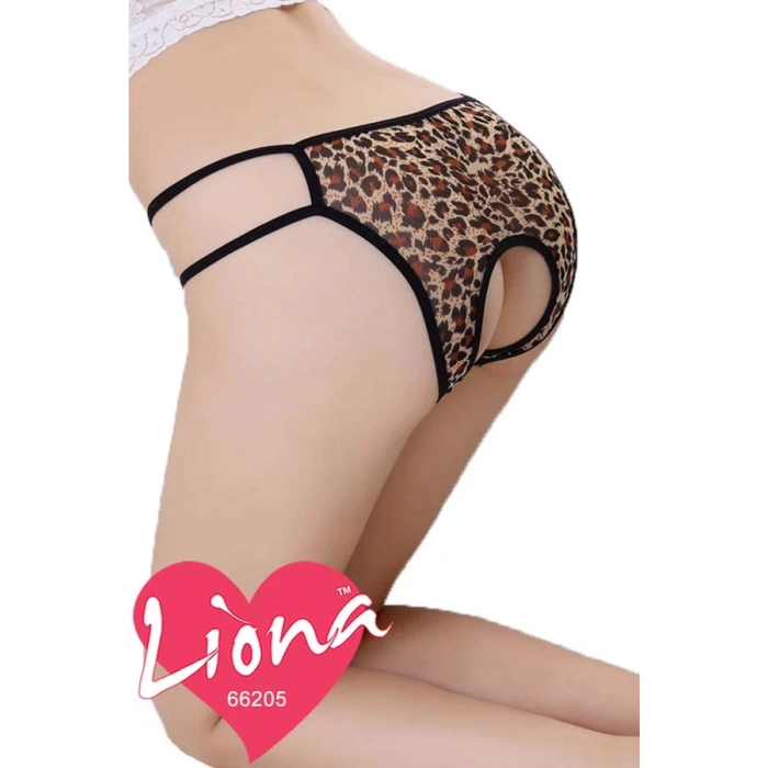 MARSİLYAN-- Leopar Desenli Seksi Külot
