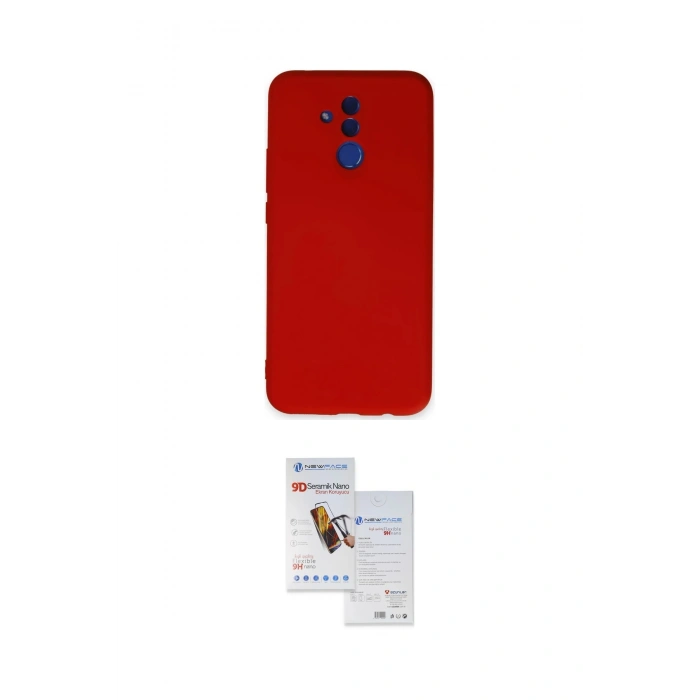 MARSİLYAN™- Mate 20 Lite Kılıf Ahenk Serisi - Siyah Seramik Nano Ekran Koruyucu