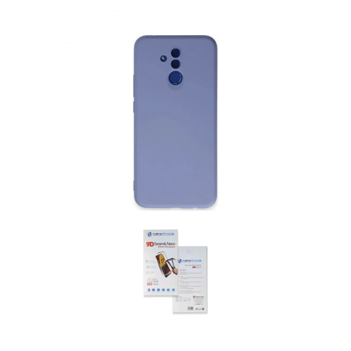 MARSİLYAN™- Mate 20 Lite Kılıf Ahenk Serisi - Siyah Seramik Nano Ekran Koruyucu