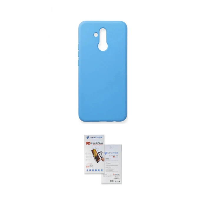 MARSİLYAN™- Mate 20 Lite Kılıf Ahenk Serisi - Siyah Seramik Nano Ekran Koruyucu