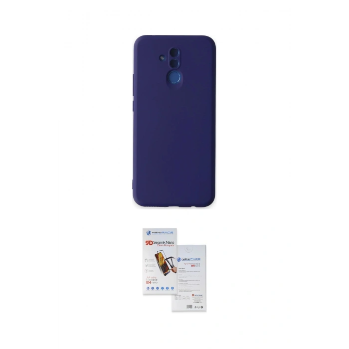 MARSİLYAN™- Mate 20 Lite Kılıf Ahenk Serisi - Siyah Seramik Nano Ekran Koruyucu