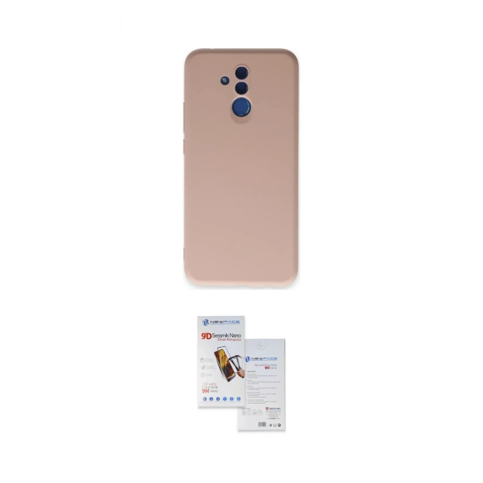 MARSİLYAN™- Mate 20 Lite Kılıf Ahenk Serisi - Siyah Seramik Nano Ekran Koruyucu