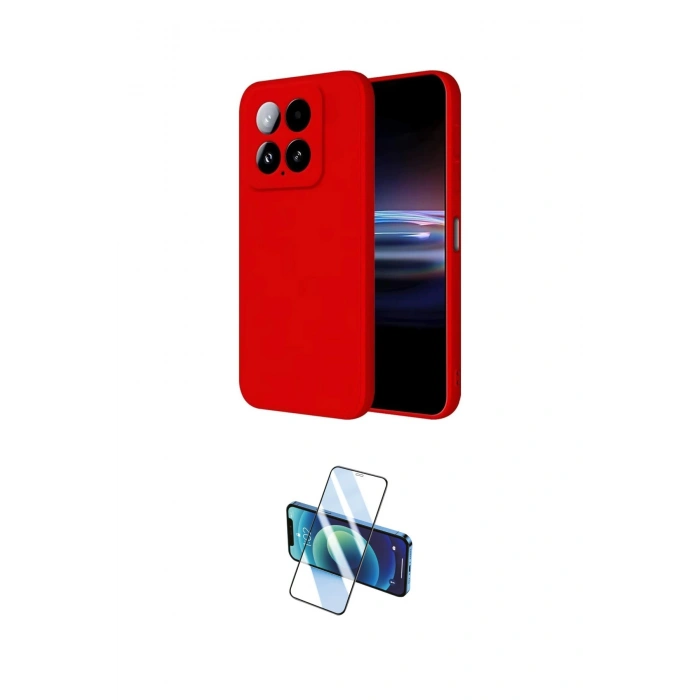 MARSİLYAN™- Mi 14T Pro Kılıf Ahenk Serisi - Siyah 3D Antistatik Seramik Nano Ekran Koruyucu