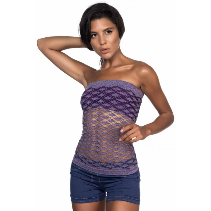 MARSiLYAN-  Mor MI Emay 5034 Fantazi Büstiyer Atlet Korse