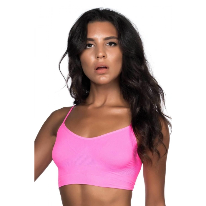 MARSiLYAN-  Neon Fuşya   4003 Soft İp Askı Büstiyer