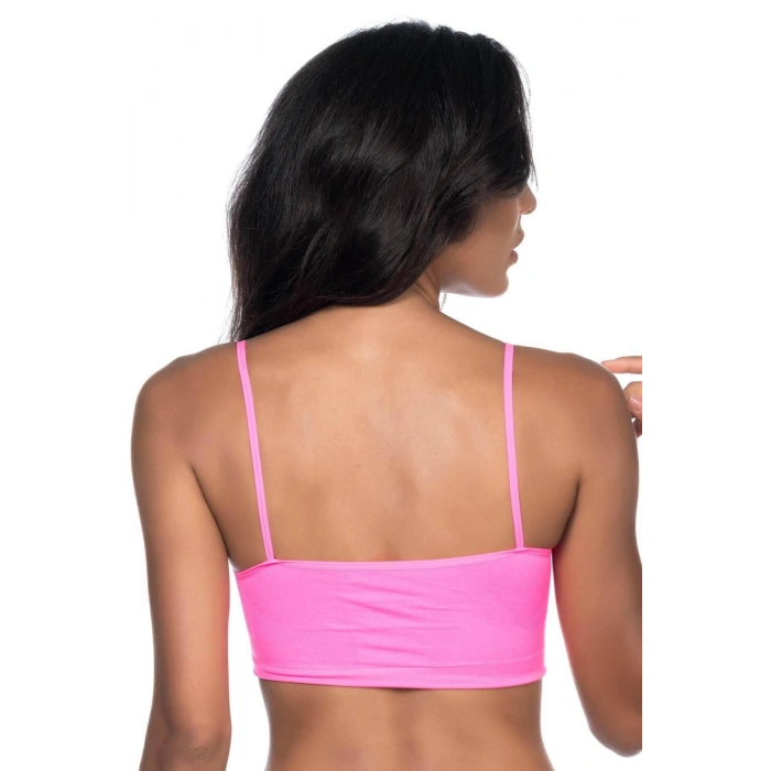 MARSiLYAN-  Neon Fuşya   4003 Soft İp Askı Büstiyer