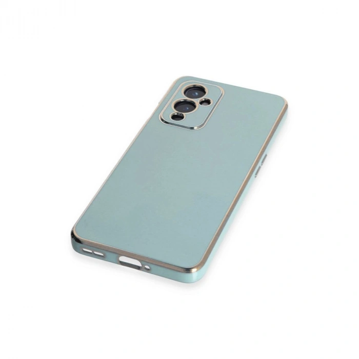 MARSİLYAN™- One Plus 9 Kılıf Volet Silikon - Açık Yeşil